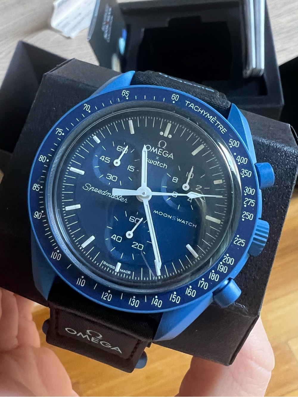 Omega x Swatch White Branded MoonSwatch Box